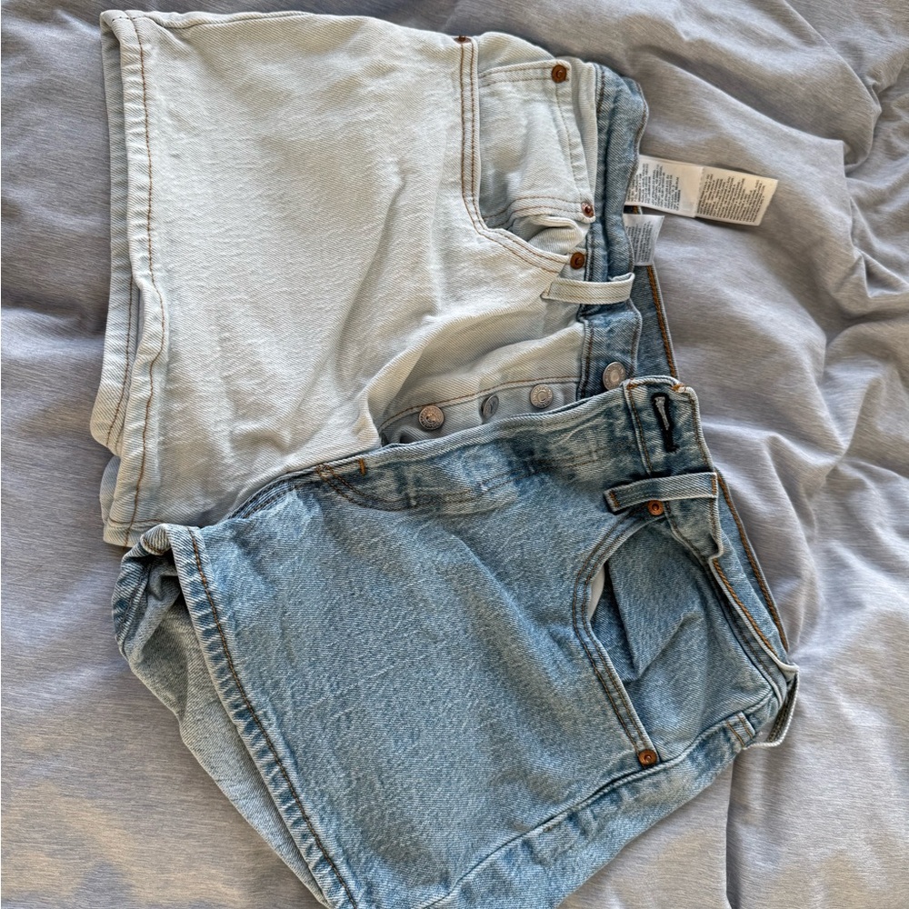 Two-Tone Denim Levi 501 Shorts